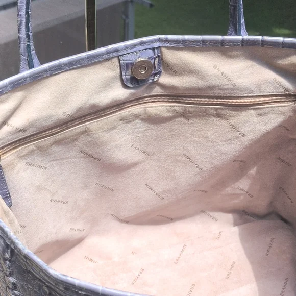 🔷EUC & HTF Brahmin Anytime Tote in Patina La Scala